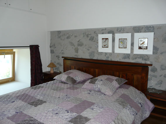 Chambre du gîte Stendhal